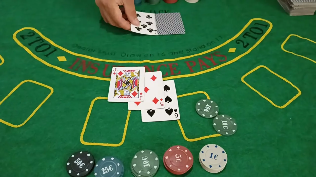 Valor de las cartas y conteo del As en una mano de blackjack