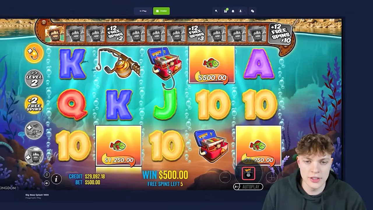 Big Bass Splash — Compra de bonus