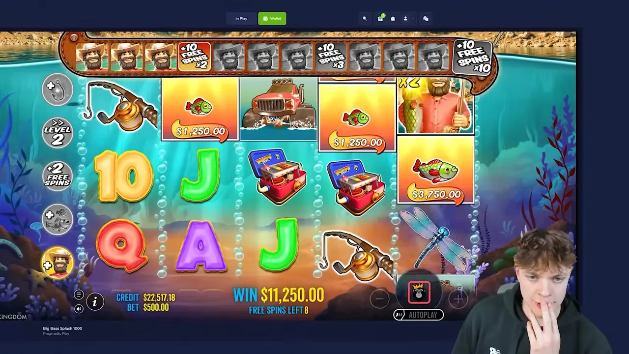 Big Bass Splash — Casino en vivo
