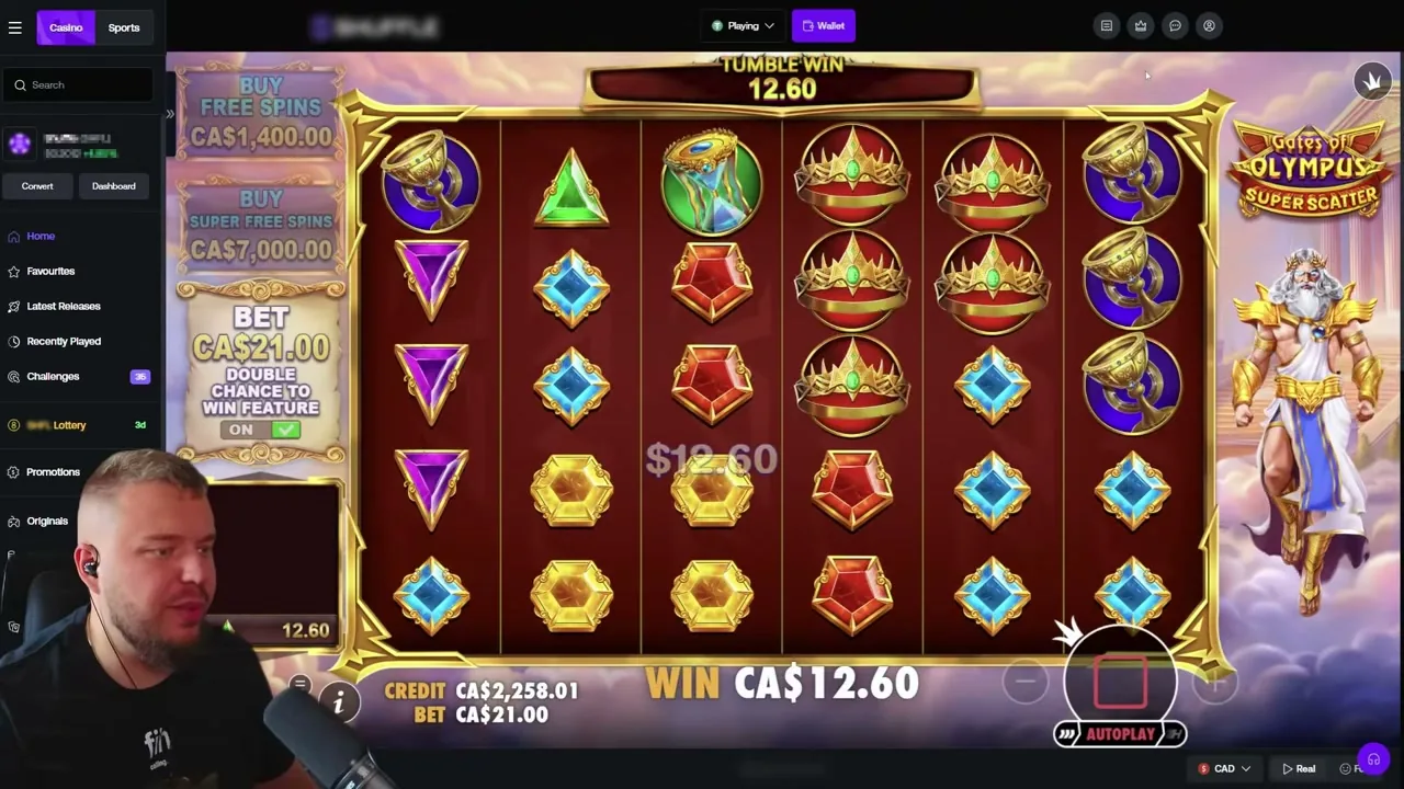 Gates of Olympus 1000 — Compra de bonus