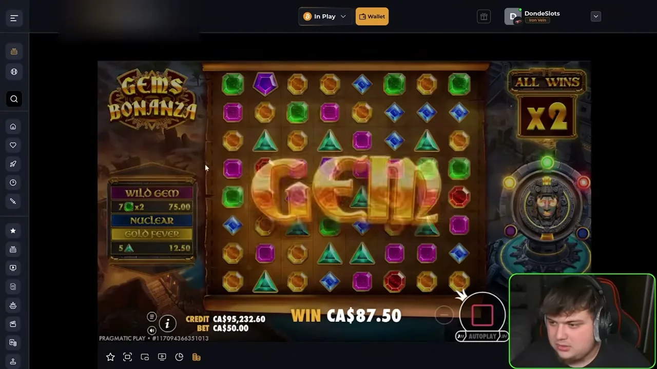 Gems Bonanza — Compra de bonus