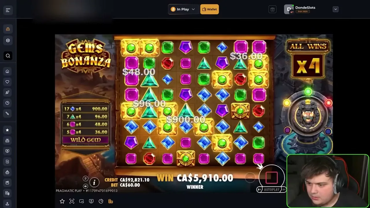 Gems Bonanza — Casino en vivo