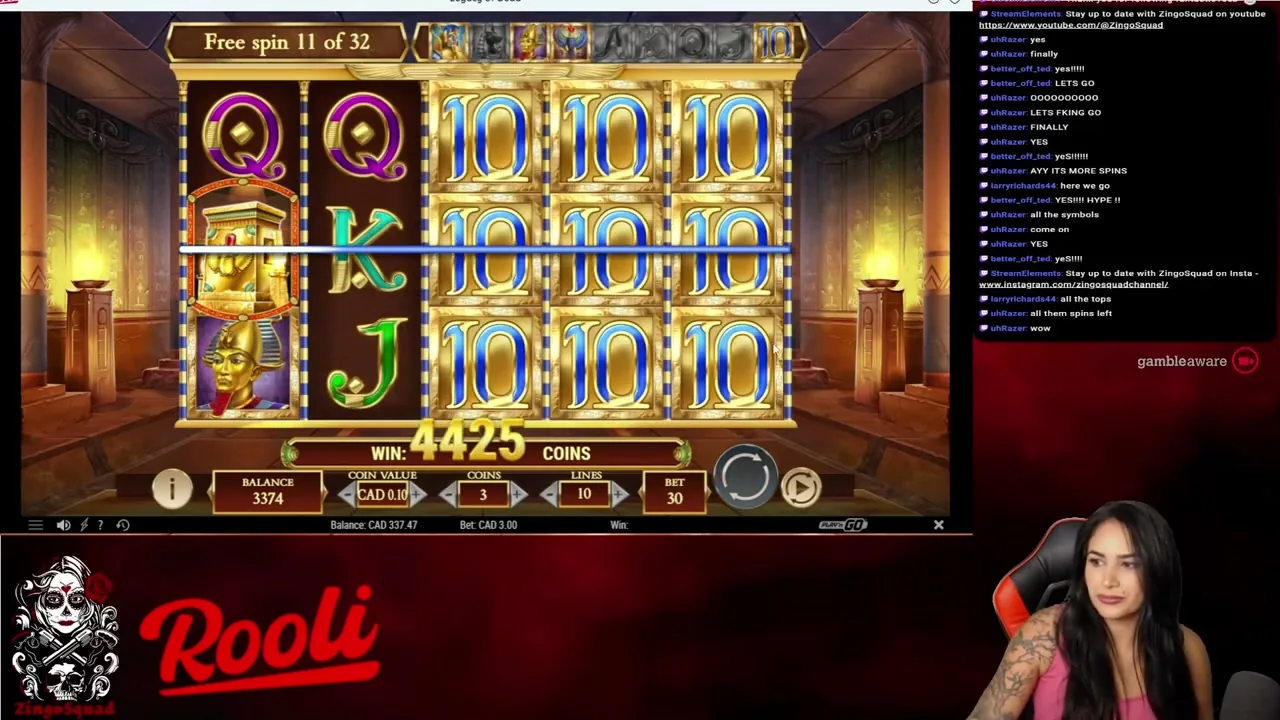 Legacy of Dead — Casino en vivo