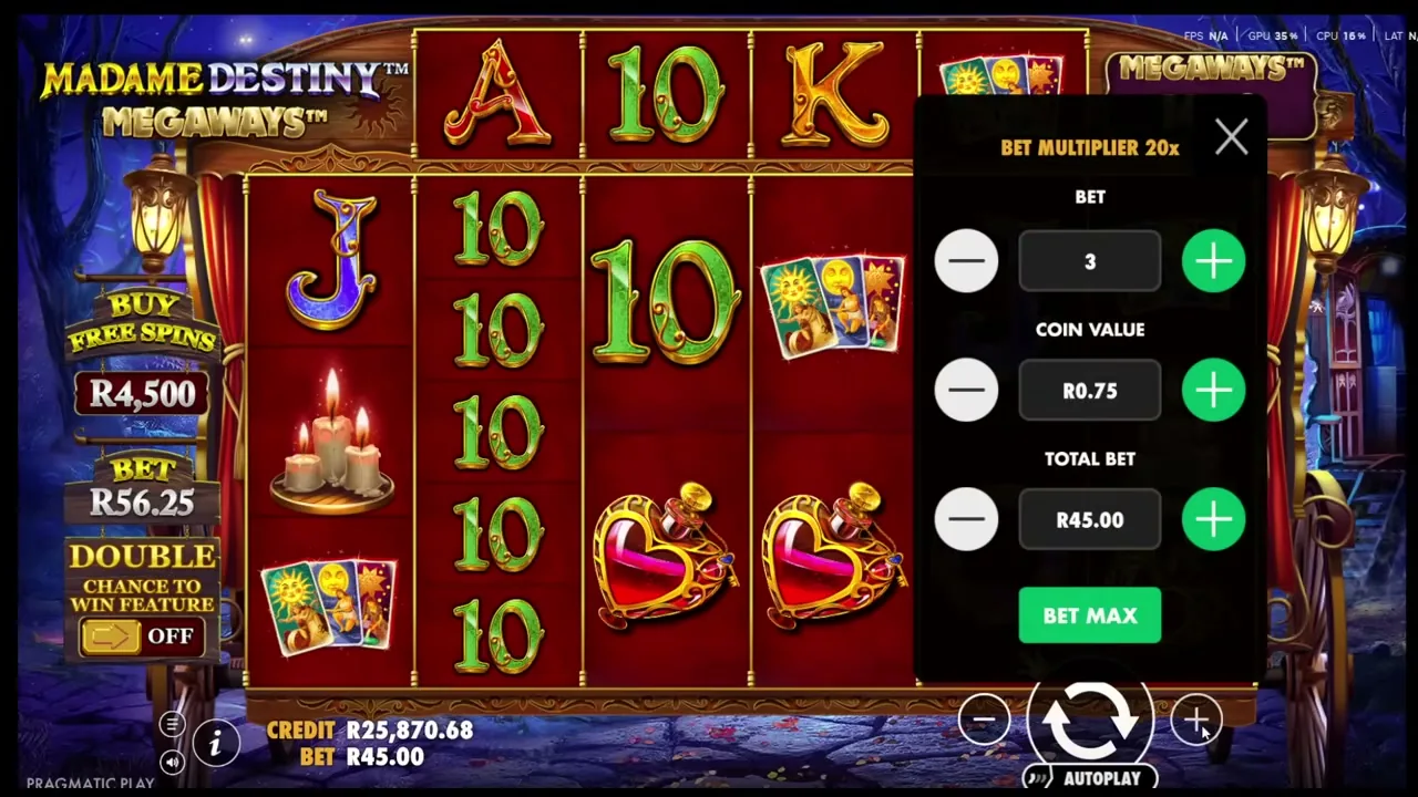 Madame Destiny Megaways — Casinos con este juego