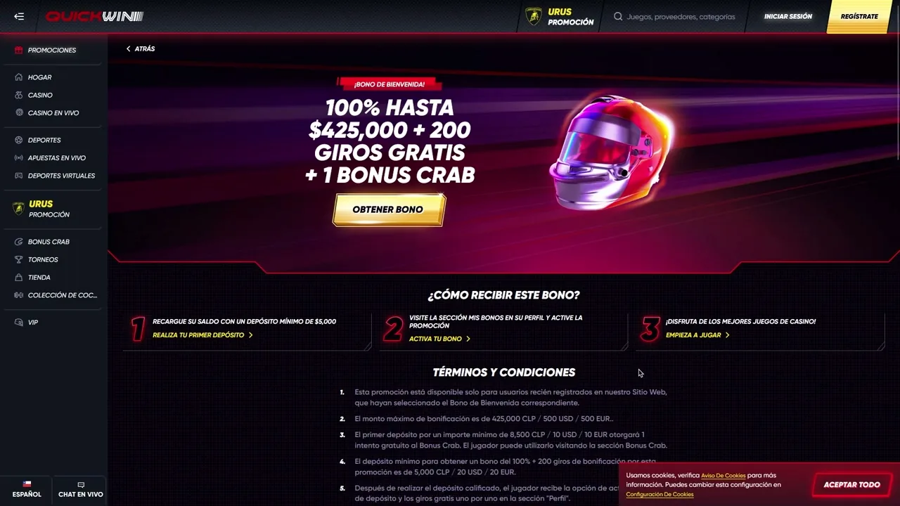bonos de casino — Comparativa frente a otros