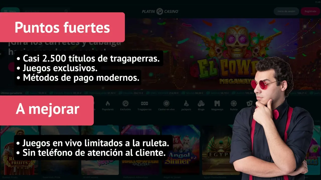 PlatinCasino — Contribución al rollover