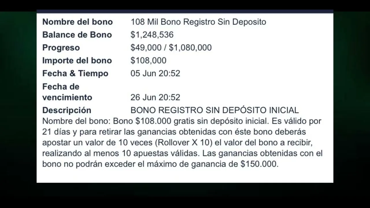bono de recarga — Bono de recarga (reload)
