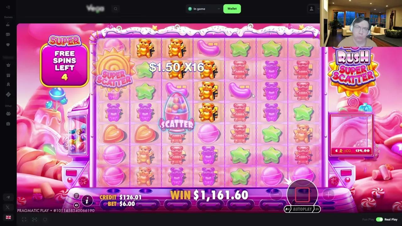 Sugar Rush — Contribución al rollover