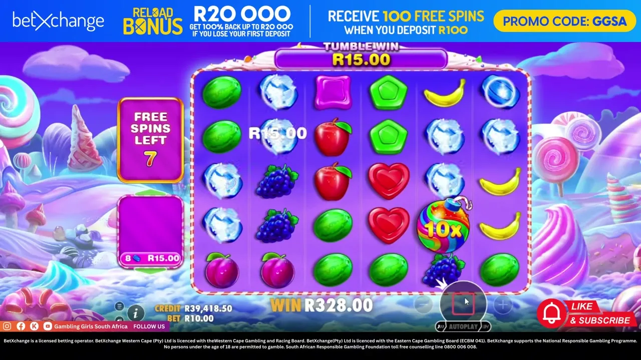 Sweet Bonanza — Contribución al rollover