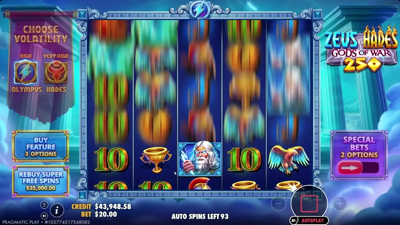 Zeus vs Hades — Casinos con este juego