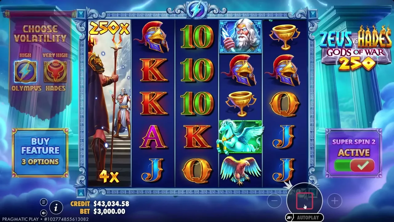 Zeus vs Hades — Contribución al rollover
