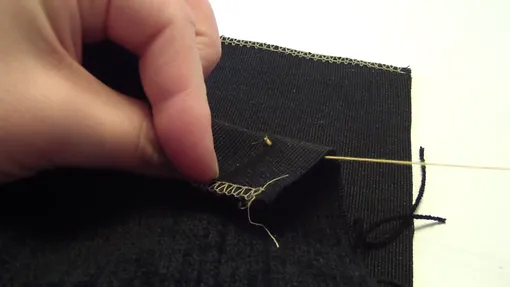 Cómo hacer una costura hacia atrás una aguja: paso a paso